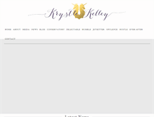 Tablet Screenshot of krystlekelley.com